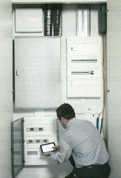 Exemple d'une armoire divisionnaire avec compteurs Chauvin Arnoux Energy