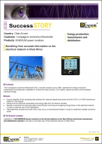 Energy production, transmission and distribution Success Story CIE - ENERIUM power monitors