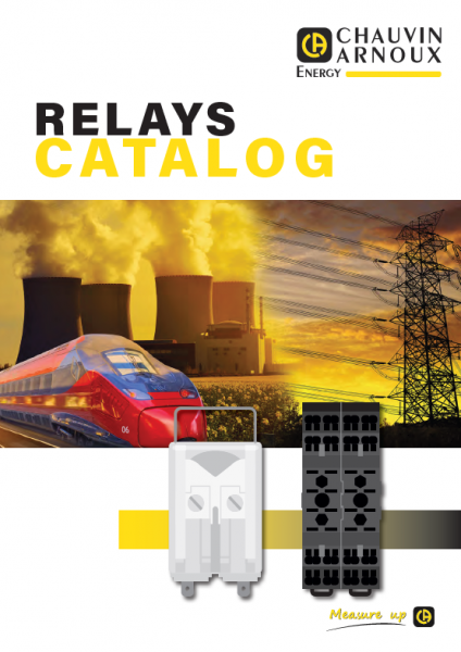 Catalogue relais Chauvin Arnoux Energy