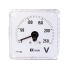 NormEurope Voltmètre DC 72x72mm 90° 0-30V direct classe 1,5