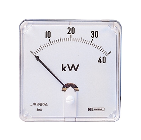 NormEurope Wattmètre 96x96mm 90° 250/5A 380V 50Hz classe 1,5