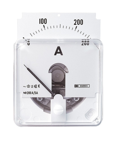 NormEurope Ampèremètre AC 48x48mm 90° 0-80A TC 60/5A classe 1,5