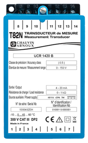 T82N UCR 1220B / 1420B Convertisseur analogique de tension DC configurable