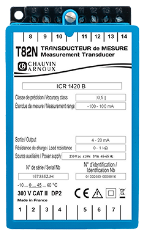 T82N ICR 1220B / 1420B Convertisseur analogique de courant DC configurable