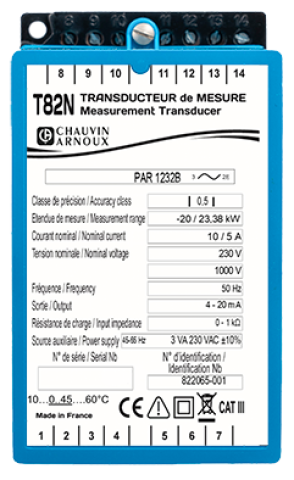 T82N PAR 1232B Convertisseur analogique de puissance active configurable