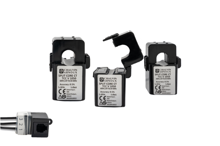 TCC V 161 Pack 3 transformateurs de courant ouvrants compacts